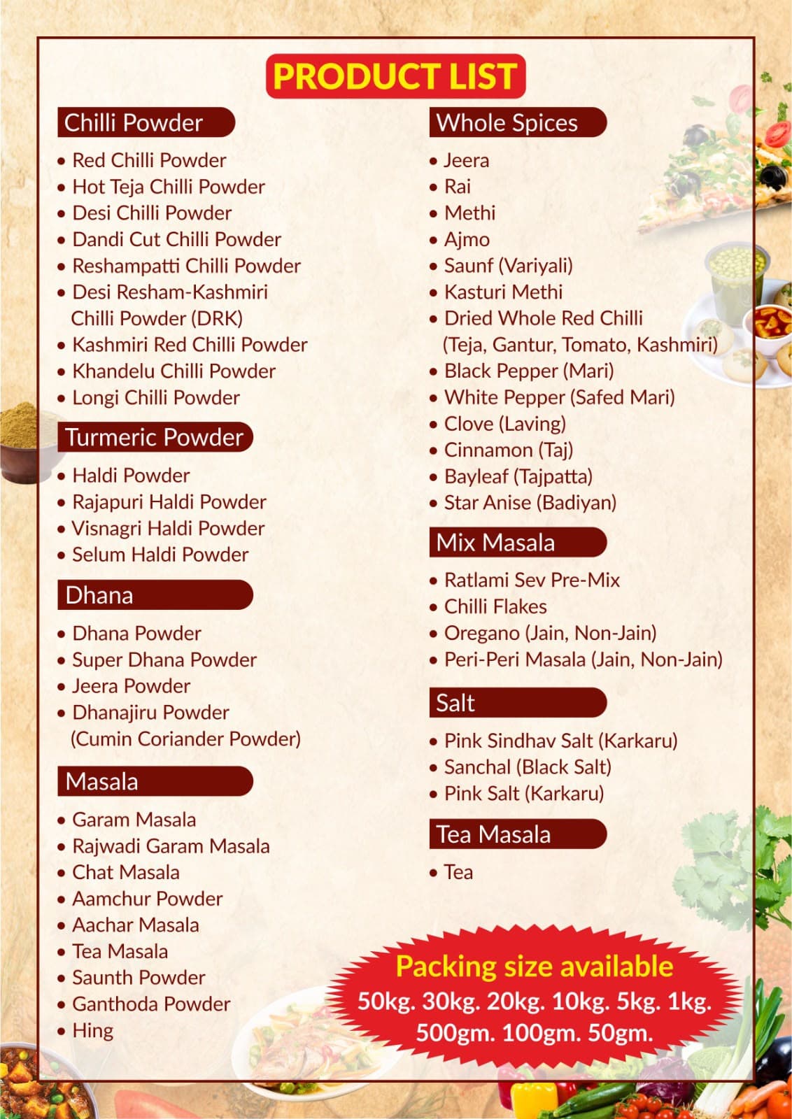 Product Catalog