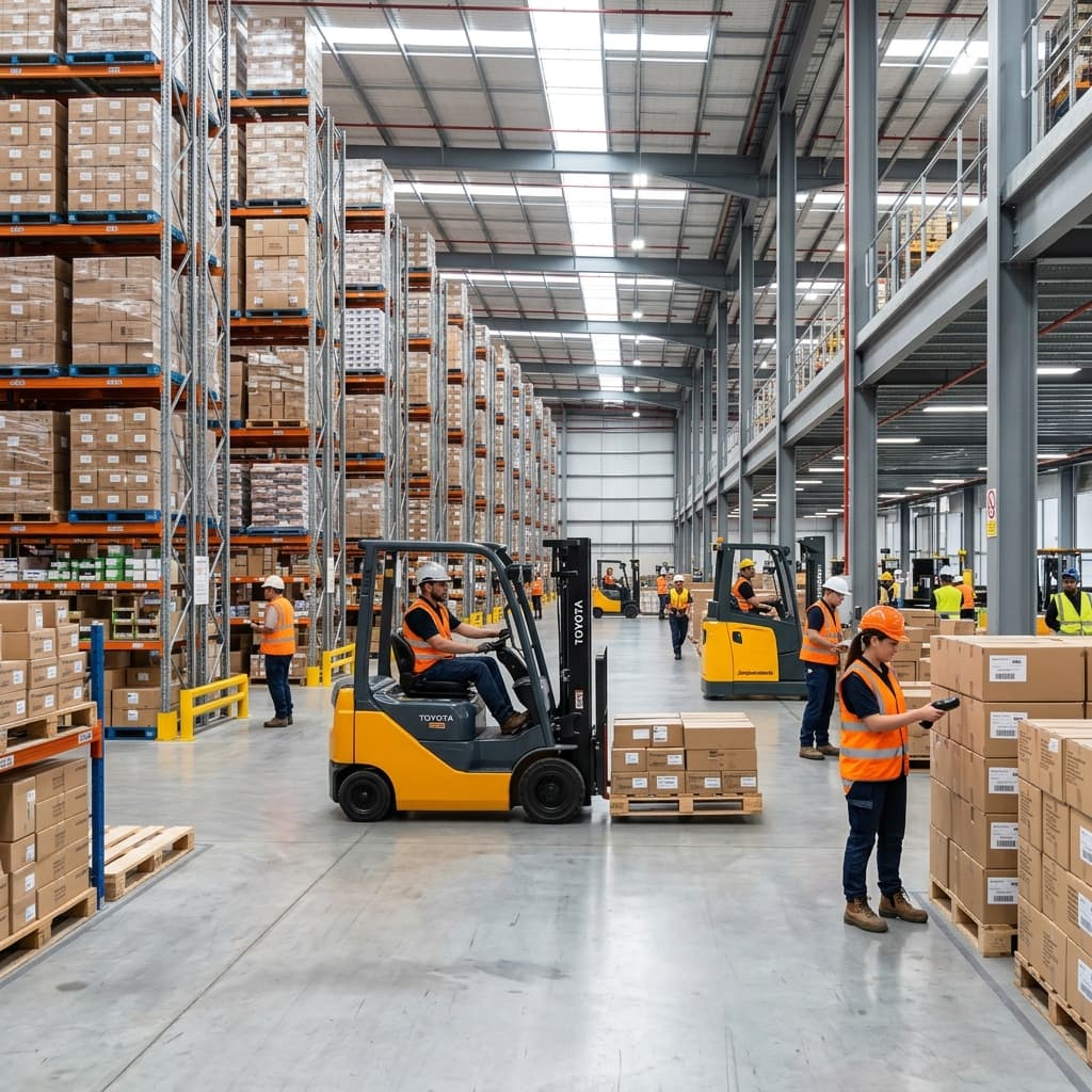 Agricultural warehouse operations